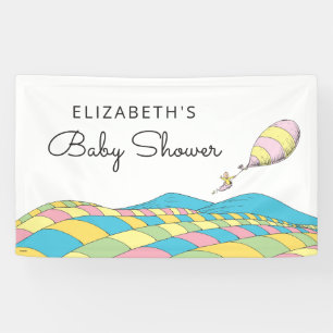 Oh, Baby, die Orte, an die du gehst Baby Shower Ba Banner