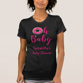 Oh Baby Donut Baby Dusche T - Shirt