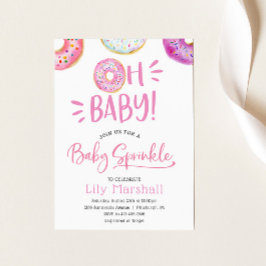 Oh Baby Donut Baby Sprinkle Einladung