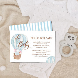 Oh Baby Elephant in Hot Air Ballon Bücher für Baby Begleitkarte