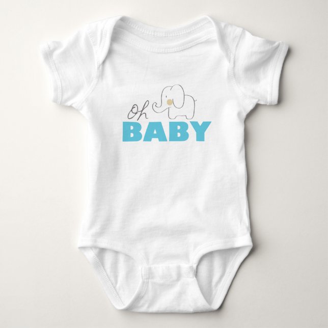 Oh Baby Elephant Strampler (Vorderseite)