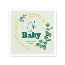 Oh Baby Eukalyptusblätter Baby Shower