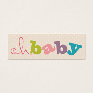 OH BABY! FARBENFROHE BABY-SHOWER-WUNSCHKARTEN