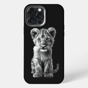 Oh Baby Großkatze Jungtier Grau iPhone 13 Pro Max Hülle
