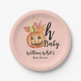 Oh, Baby! Halloween Fall Pumpkin Verlasse Kinderdu Pappteller