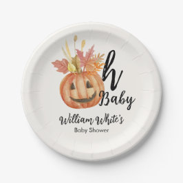 Oh, Baby! Halloween Fall Pumpkin Verlasse Kinderdu Pappteller