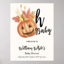 Oh, Baby! Halloween Fall Pumpkin Verlasse Willkomm