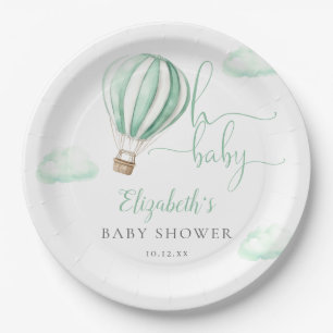 Oh Baby Heißluftballon Geschlechtsneutral Baby Sho Pappteller