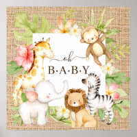 Oh Baby Jungle Poster