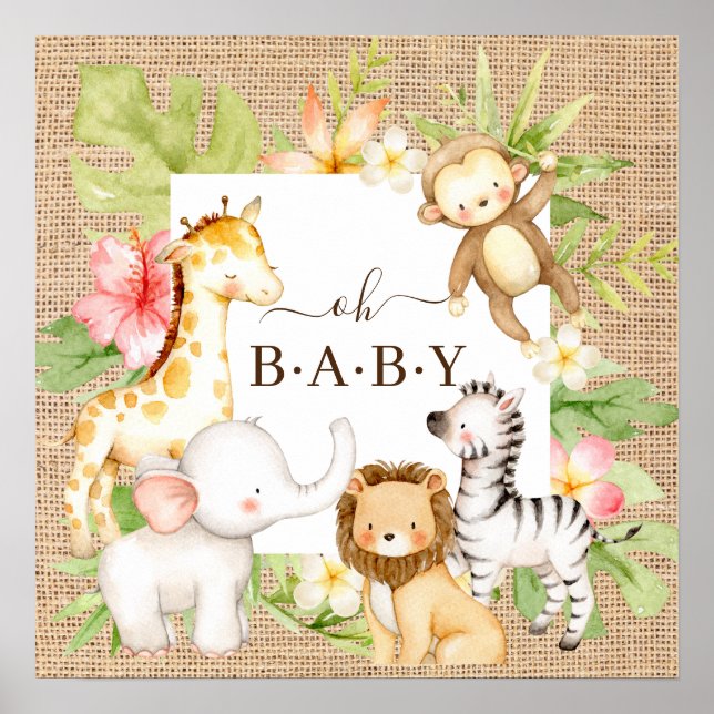 Oh Baby Jungle Poster (Vorne)