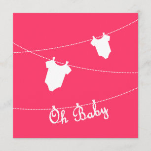 Oh, Baby!Kinderdusche Einladung