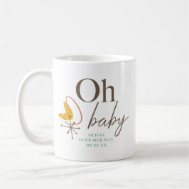 Oh Baby Mid Century Baby Dusche Gefallen Kaffeetasse