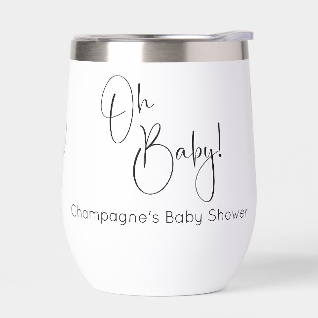 Oh Baby Modern Script Baby Dusche (Links)