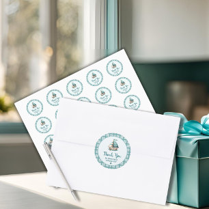 "Oh, Baby" Nautical Danke, dass du Sticker Sailboa