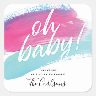 Oh Baby Paint Swash Stickers