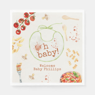 Oh Baby Pasta und Schnuller Neutrale Babydusche Serviette