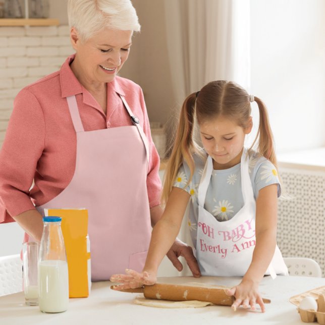 Oh Baby Personalisiert Pink Girly Girl Kinderschürze (Von Creator hochgeladen)