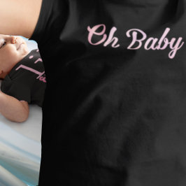 Oh Baby Personalisiert Pink Girly Girl T-shirt