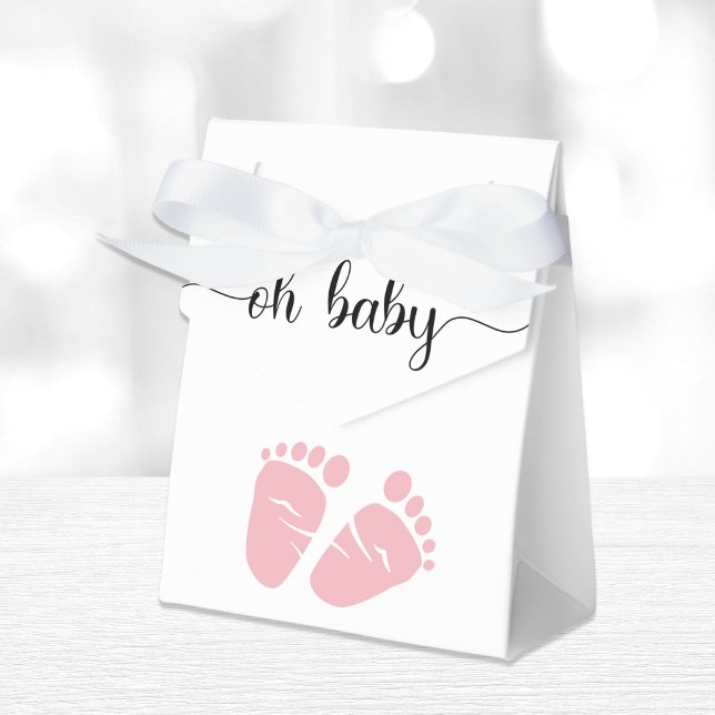 Oh Baby Pink Feet Baby Girl Dusche Geschenkschachtel (Von Creator hochgeladen)