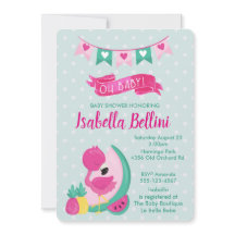 Oh baby Pink Flamingo Baby Dusche