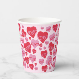 Oh Baby Pink Red Sweethearst Baby Dusche Pink Pappbecher