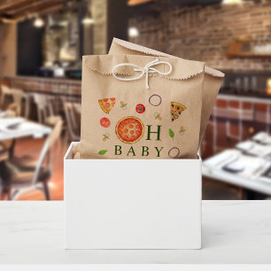 Oh Baby Pizza + Schnuller Babydusche Geschenktütchen