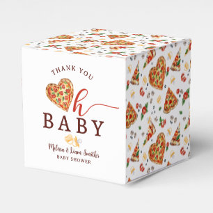 Oh Baby Pizza und Schnuller Baby Shower Favor Boxe Geschenkschachtel