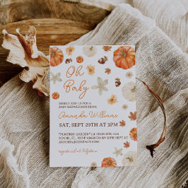 Oh Baby Pumpki Baby Dusche Einladung