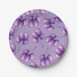 Oh Baby Purple Pappteller