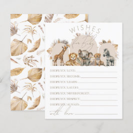 Oh Baby Safari Animals Boho Baby Dusche Wünsche