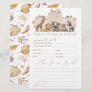 Oh Baby Safari Animals Boho Baby Showspiel