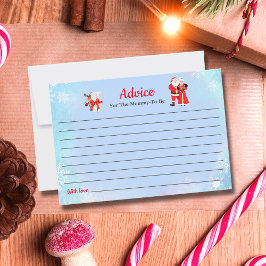 Oh Baby Santa & Mrs Claus Baby Duschberatung Einladung