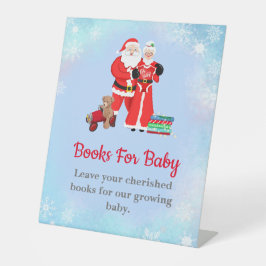 Oh Baby Santa & Mrs Claus Baby Duschbücher Sockelschild