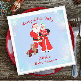 Oh Baby Santa & Mrs Claus Baby Dusche Serviette
