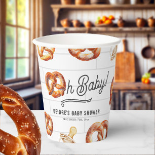 Oh Baby-Scheiben und Schnuller neutrale Babydusche Pappbecher