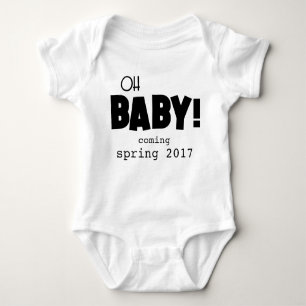 Oh Baby-Schwangerschafts-Mitteilung   Baby Strampler