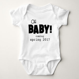Oh Baby-Schwangerschafts-Mitteilung | Baby Strampler