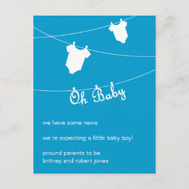 Oh, Baby! Schwangerschaftsankündigung Ankündigung