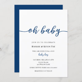 Oh Baby Shower Einladung