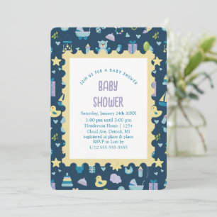 Oh Baby Shower Einladung