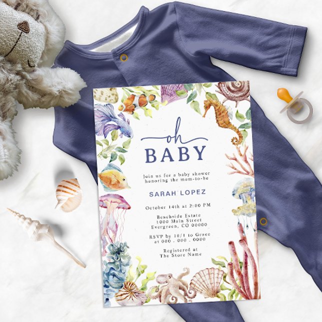 Oh Baby Shower Einladung (Von Creator hochgeladen)