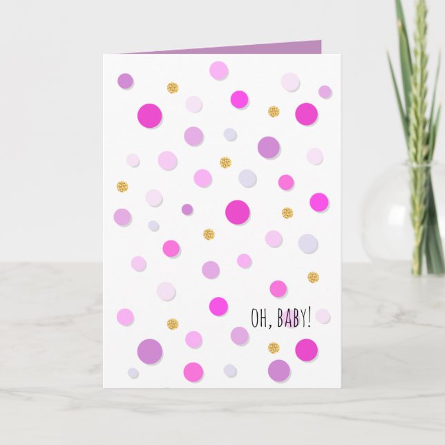 Oh, Baby... Sie bekommen so ein Mini Van New Baby. Karte (Vorderseite)