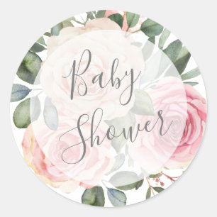 Oh Baby Siegel Runder Aufkleber