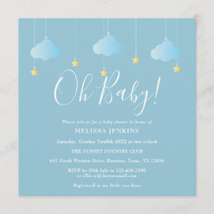 Oh Baby Twinkle Twinkle Baby Shower / Sprinkle Einladung
