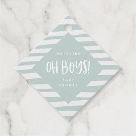 Oh, Baby! Zehn Jungs danken für die Geschenkmarke Geschenkanhänger