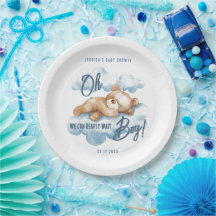 Oh Bärchen Kaum Erwarten Bär Blaue Wolken Babypart