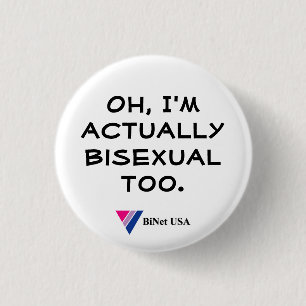 Oh, bin ich wirklich auch bisexuell button