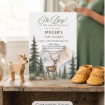 Oh Boy Abenteuer Wald Rehe Einladung