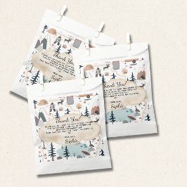 Oh Boy, Adventure Awaits, Hot Air Balloon Square Geschenktütchen