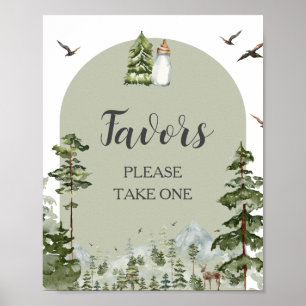 Oh Boy Adventure Pine Forest Baby Duwer Favoriten Poster